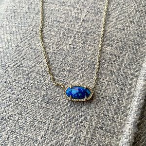Kendra Scott Blue Gem Necklace
